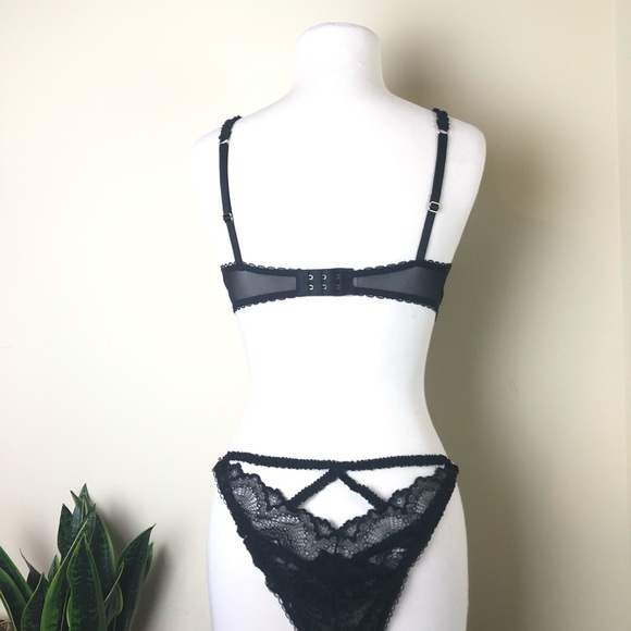 Adore Me Black Paolina set - Picture 5 of 7